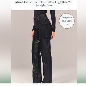 Abercrombie & Fitch Black High Rise Jeans